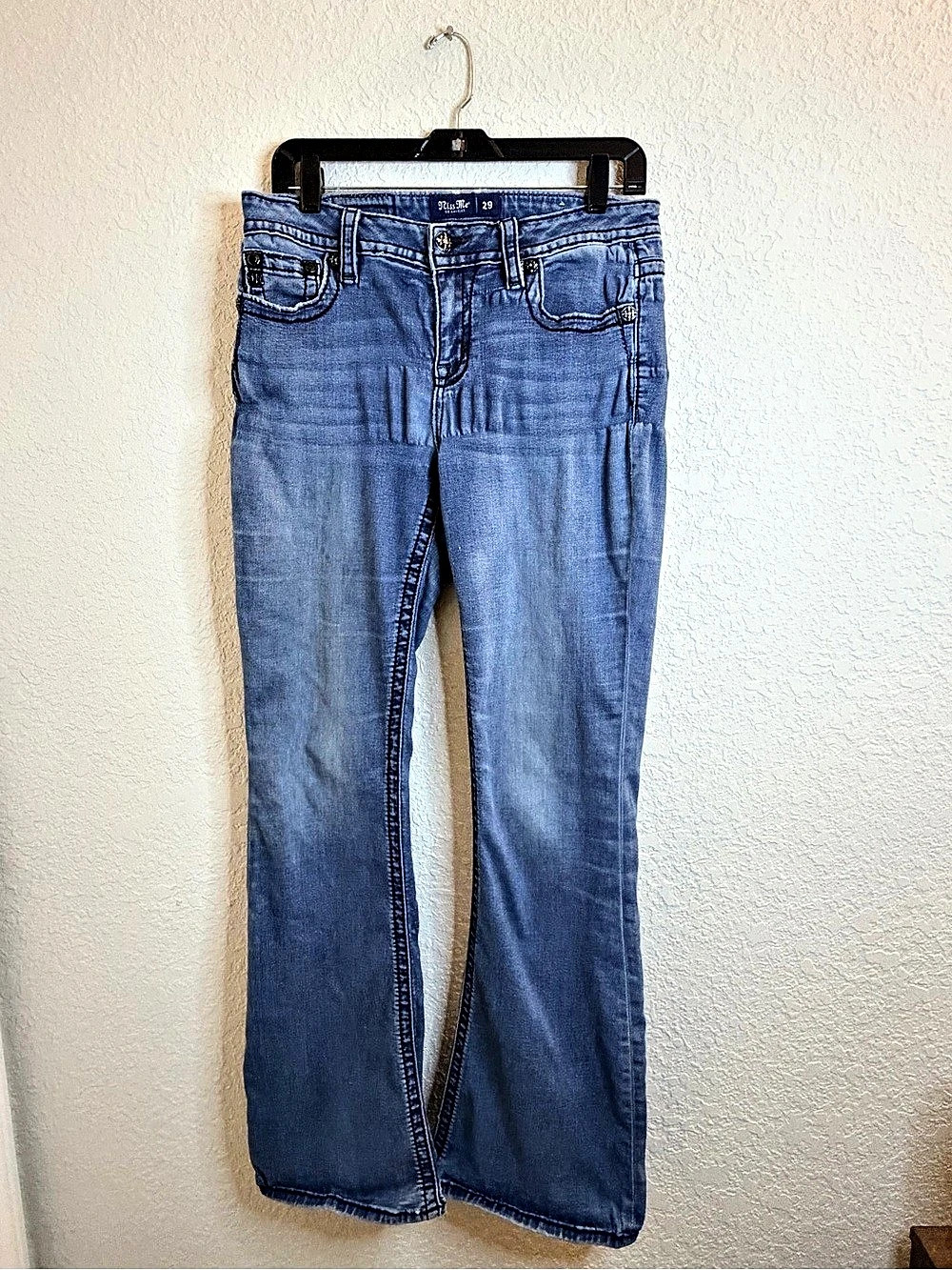 Miss Me Boot Cut Jeans Waist 29 in Blue